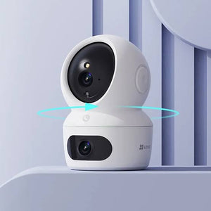 Cámara Wi-Fi Doble Lente para Interiores EZVIZ H7c Dual 2K⁺