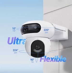 Cámara Wi-Fi Robótica Exterior Doble Lente 2K+/4MP EZVIZ H90 Dual 2K+