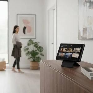 Monitor Táctil Inteligente EZVIZ SD7 para visualización de cámaras.