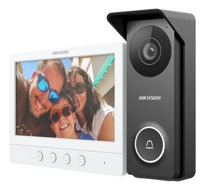 Kit de Videoportero análogo metálico Hikvision DS-KIS213