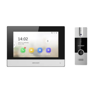 Kit de Videoportero Híbrido Hikvision DS-KIS302-P con conexión a App