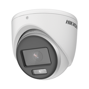 Cámara Turret TURBOHD 2 Megapixel (1080p) / Imagen a color 24/7 / Lente 2.8 mm / METAL / Luz Blanca 20 mts / Exterior IP67 / TVI-AHD-CVI-CVBS / dWDR