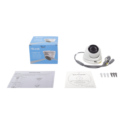 Cámara Tipo Bala THC-T120-M (2.8MM) Turret TURBOHD 2 Megapixeles (1080p) / Lente 2.8 mm / 20 mts IR EXIR / 4 Tecnologías (TVI / AHD / CVI / CVBS) / IP66