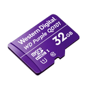 Memoria microSD de 32GB PURPLE, Especializada Para Videovigilancia, 10 VECES MAYOR DURACIÓN, 3 AÑOS DE GARANTIA