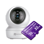 Súper Combo Cámara WI-FI C6N 2MP EZVIZ + Memoria Micro SD 32 GB Western Digital