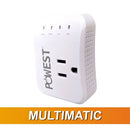 Protector Voltaje P/Electrodomésticos 120V/10A Multimatic POWEST
