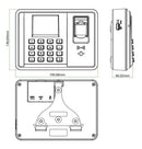 Terminal de gestión de asistencia con LECTOR DE HUELLA DIGITAL G1
