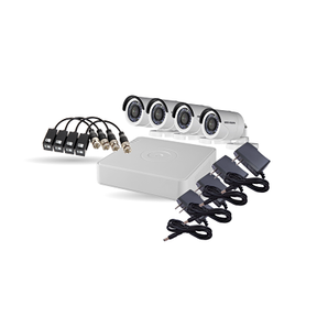 Kit 4 Cámaras tipo Bala HIKVISION 720P FULL HD