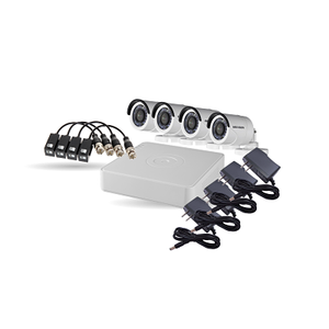 Kit 4 Cámaras tipo Bala HIKVISION 720P FULL HD