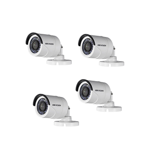 Kit 4 Cámaras tipo Bala HIKVISION 720P FULL HD