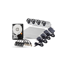 Kit 4 Cámaras tipo Bala HIKVISION 720P FULL HD + DISCO