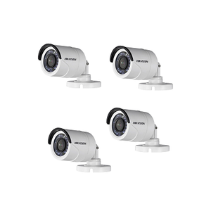 Kit 4 Cámaras tipo Bala HIKVISION 720P FULL HD + DISCO